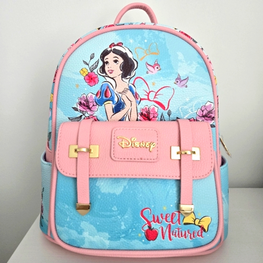 Disney Limited Edition Snow White 11" Vegan Leather Mini Backpack - Wondapop